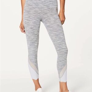 Lululemon Wonder Under Cropped Scalloped leggings 23in